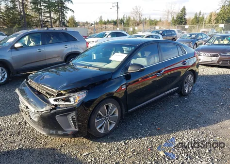 2018 Hyundai Ioniq Hybrid Limited from USA, damaged, VIN KMHC05LC8JU071808
